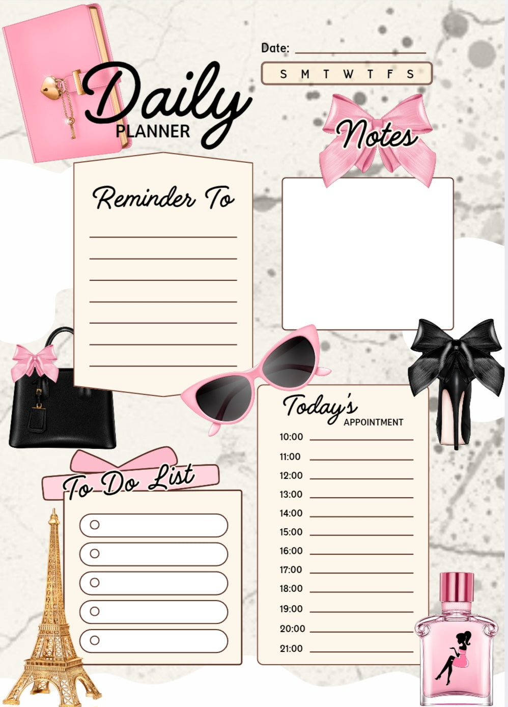 To Paris Daily Notepad