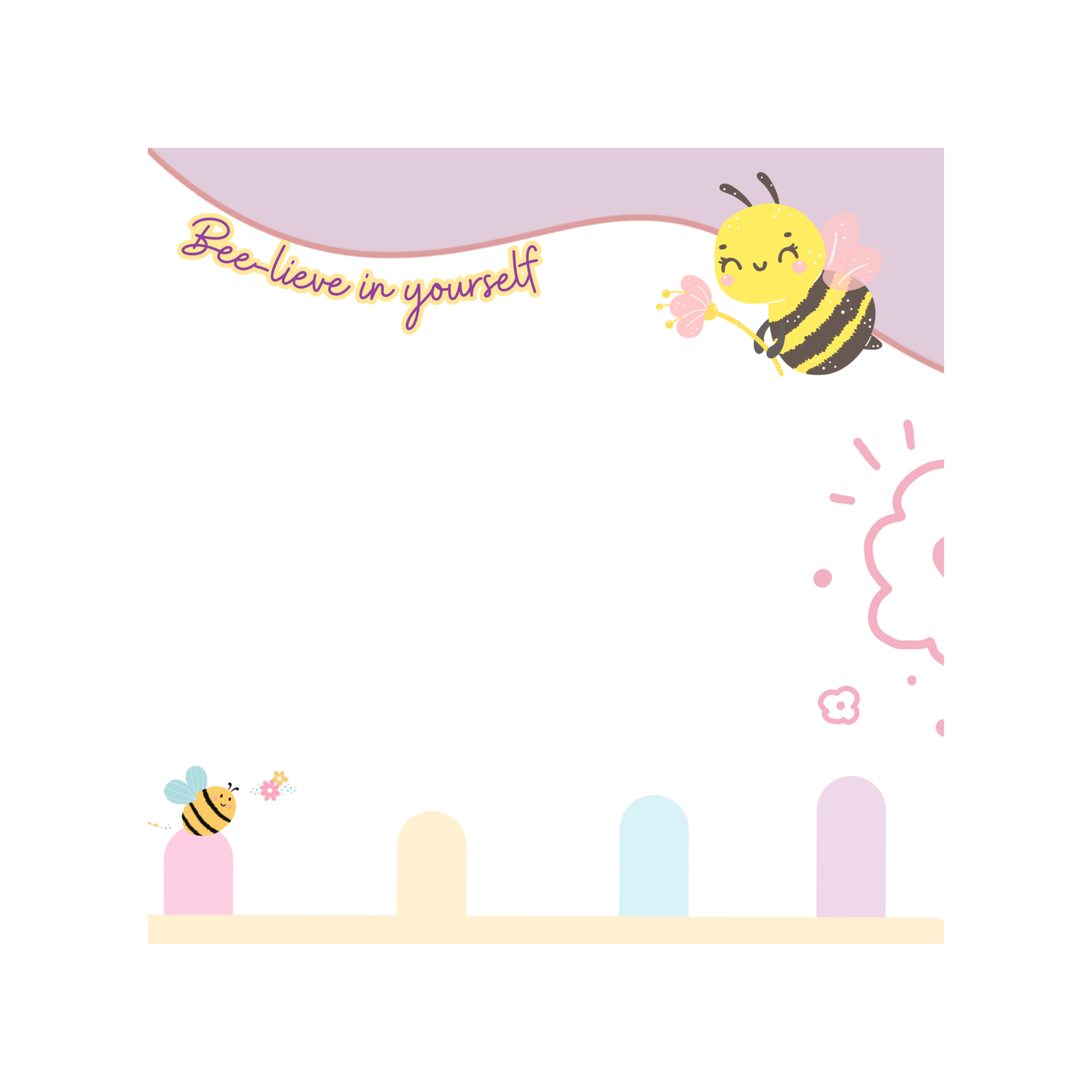 Bee-lieve In Miracles 3 pack Notepad