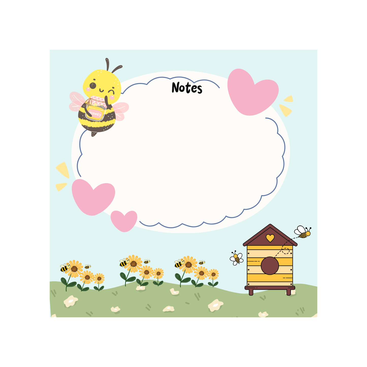 Bee-lieve In Jesus 3 pack Notepad