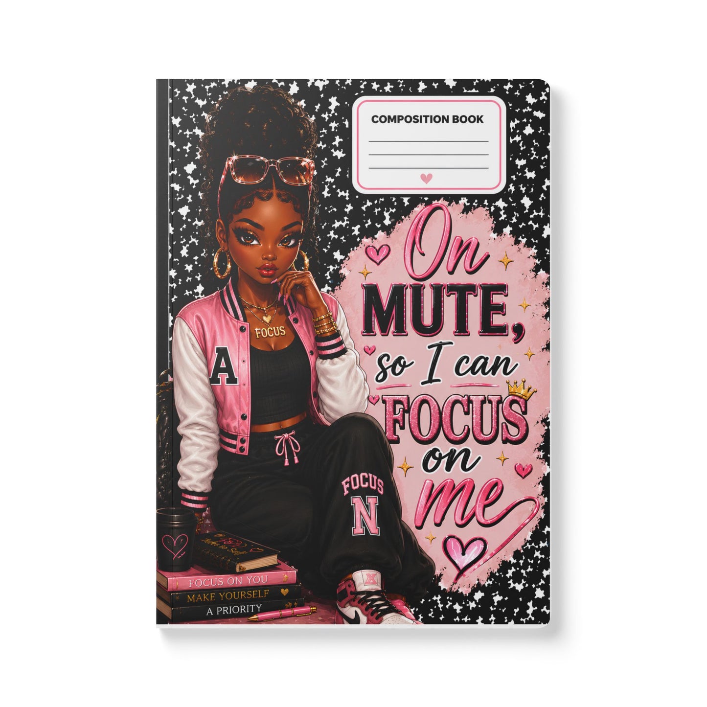 On Mute So I Can Focus on Me Printed Soft Cover Journal