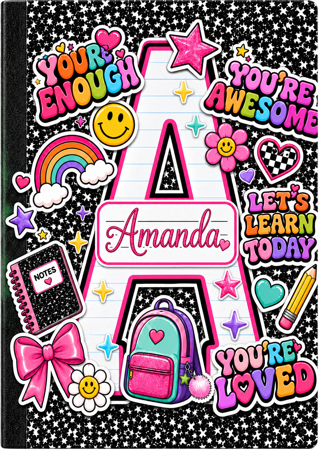 Alphabet Notebook Covers
