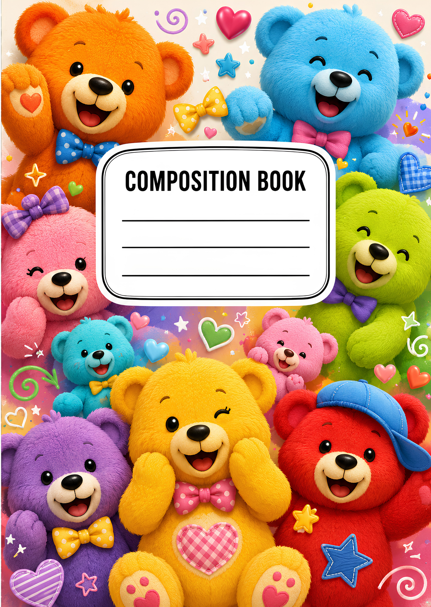 Bearable Love Digital Composition Notebook Covers