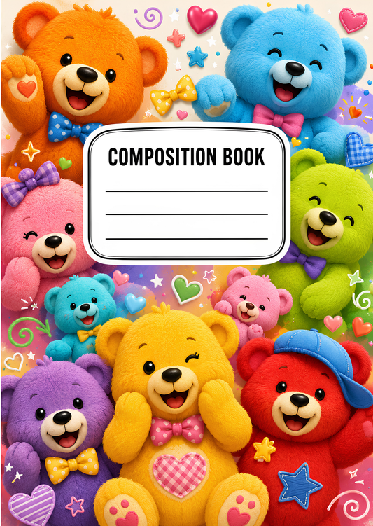 Bearable Love Digital Composition Notebook