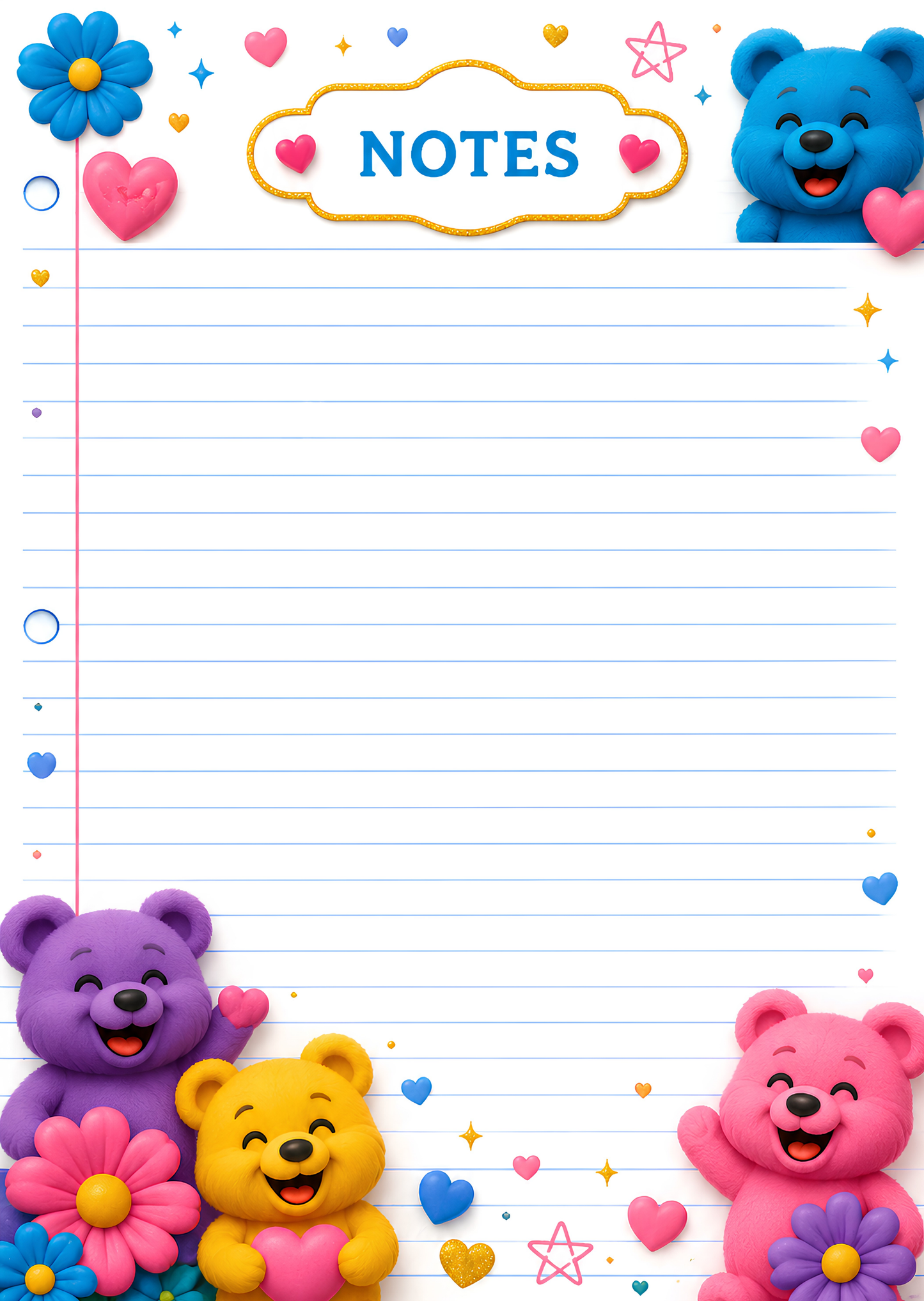 Bearable Love Digital Composition Notebook