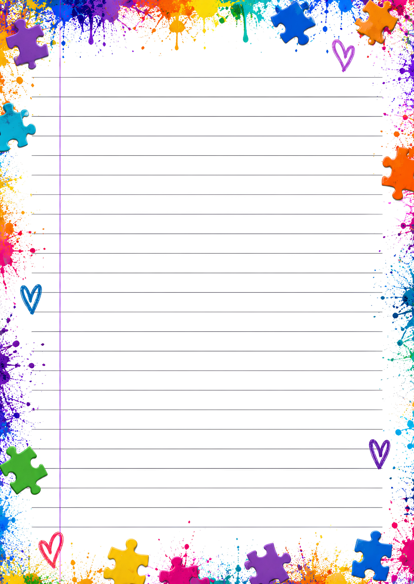 Built Different, Born Brilliant Digital Composition Notebook