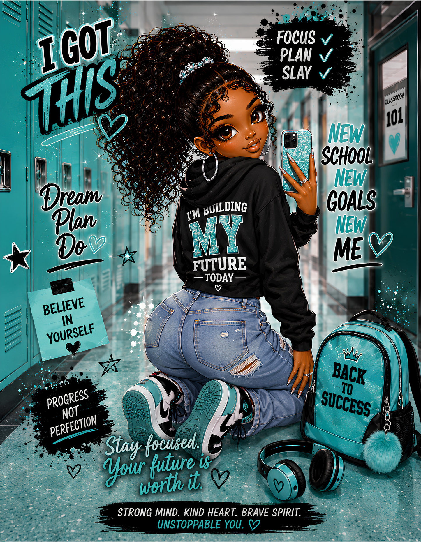 Class of Confidence Digital Composition Notebook