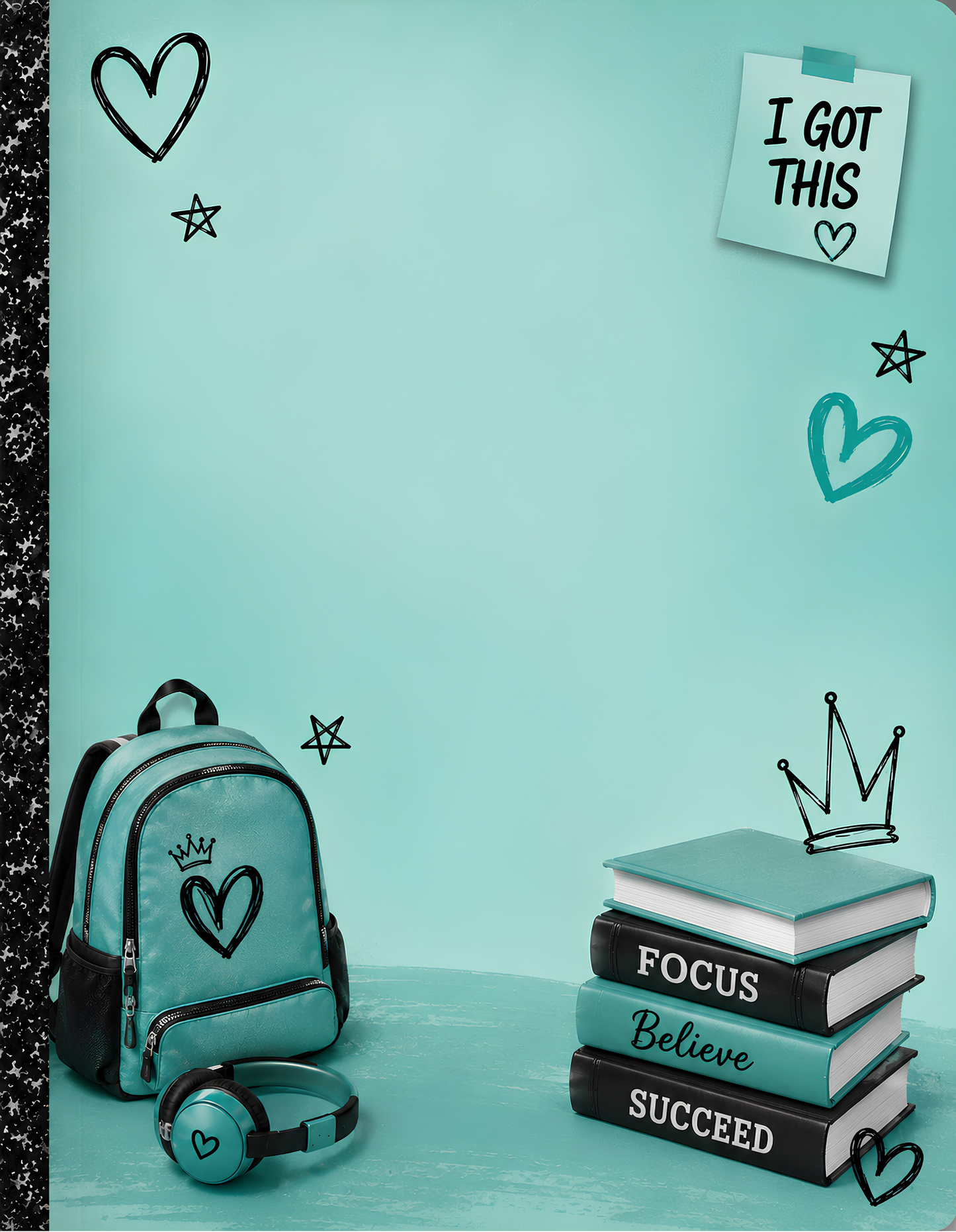 Class of Confidence Digital Composition Notebook