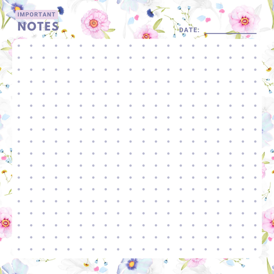 Sweet Daffodil 4 pack of Note pads