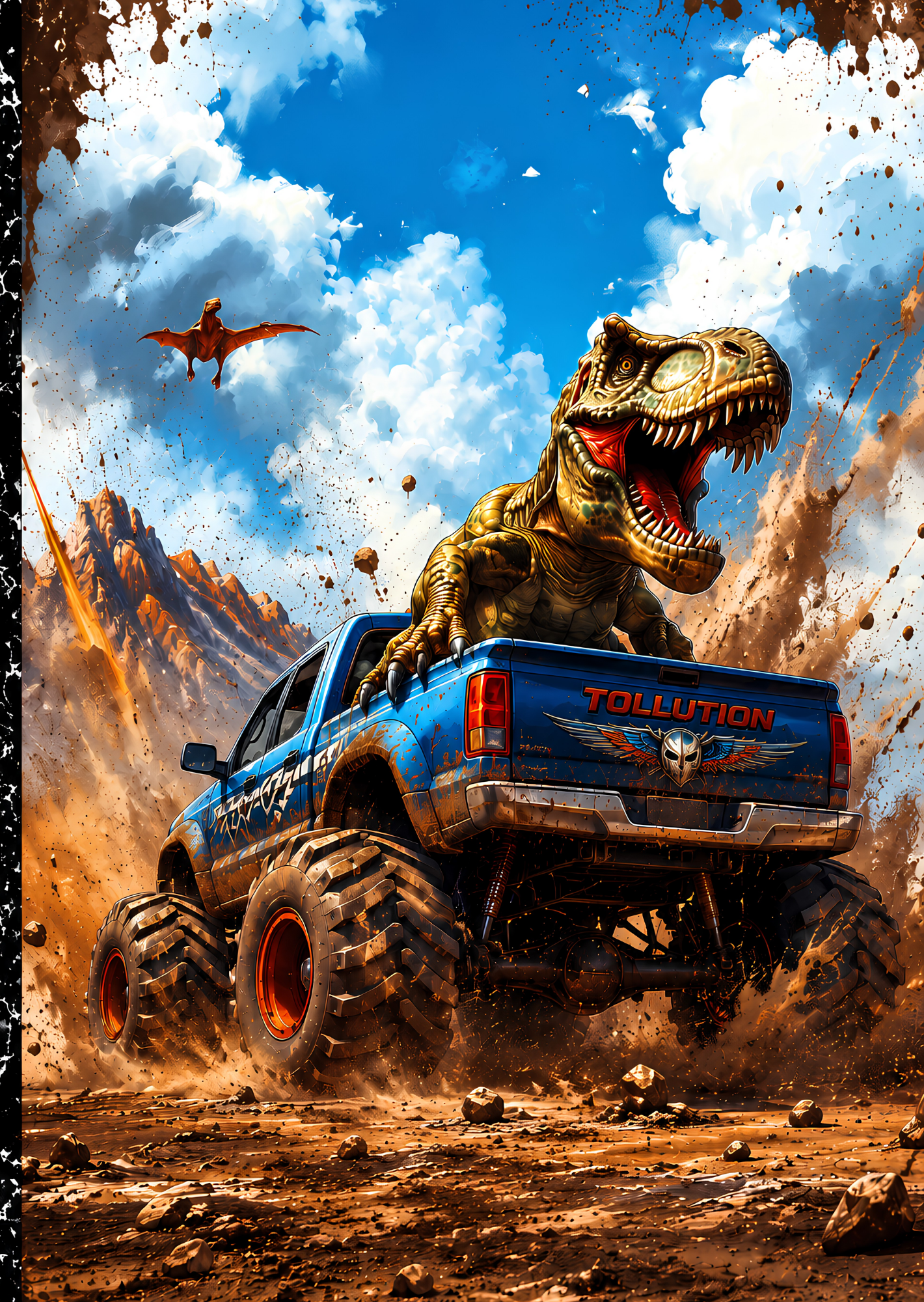Ridin’ Dirty Composition Notebook Cover – Digital Download