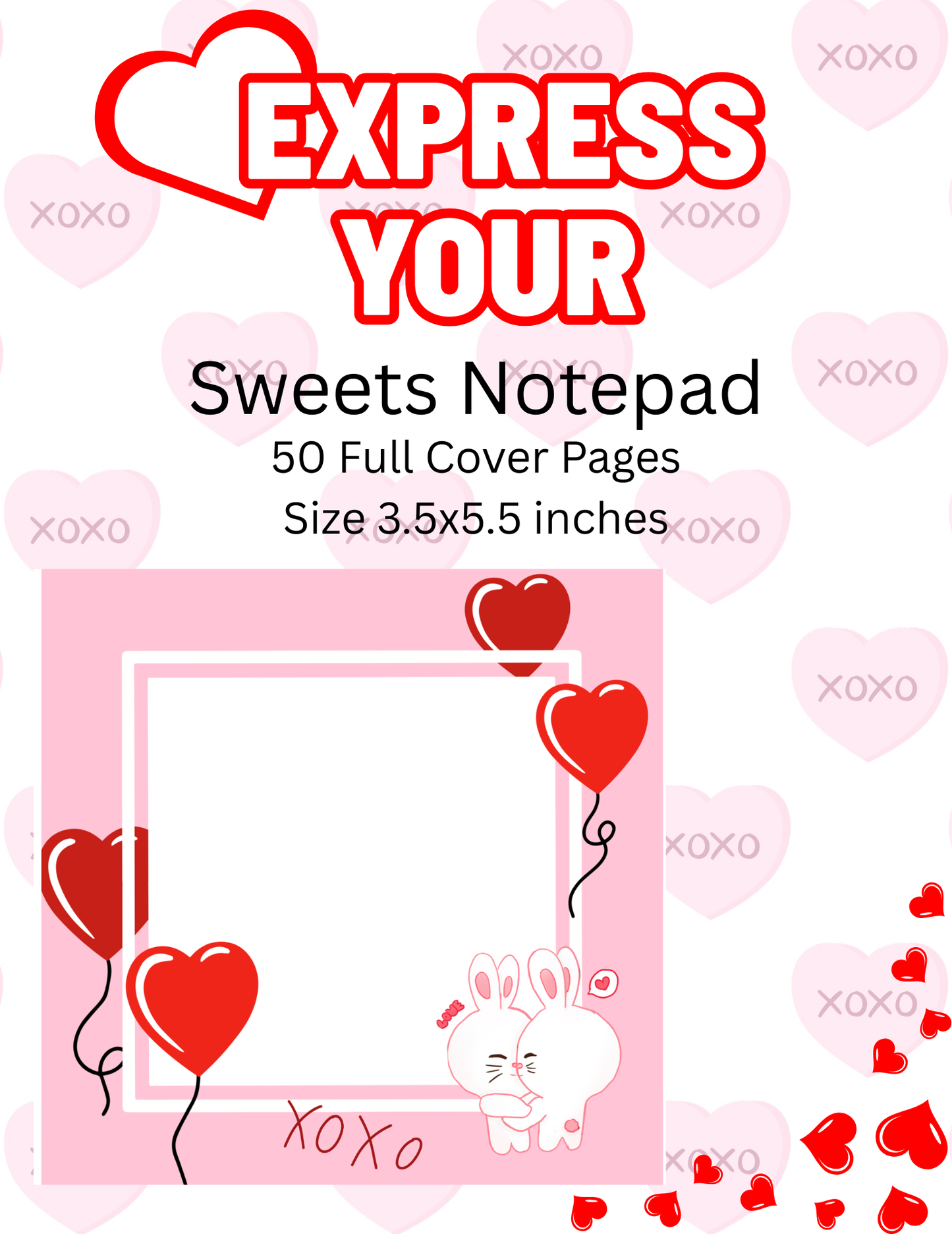 Sweets Valentine's Notepad