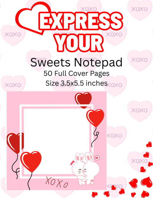 Sweets Valentine's Notepad