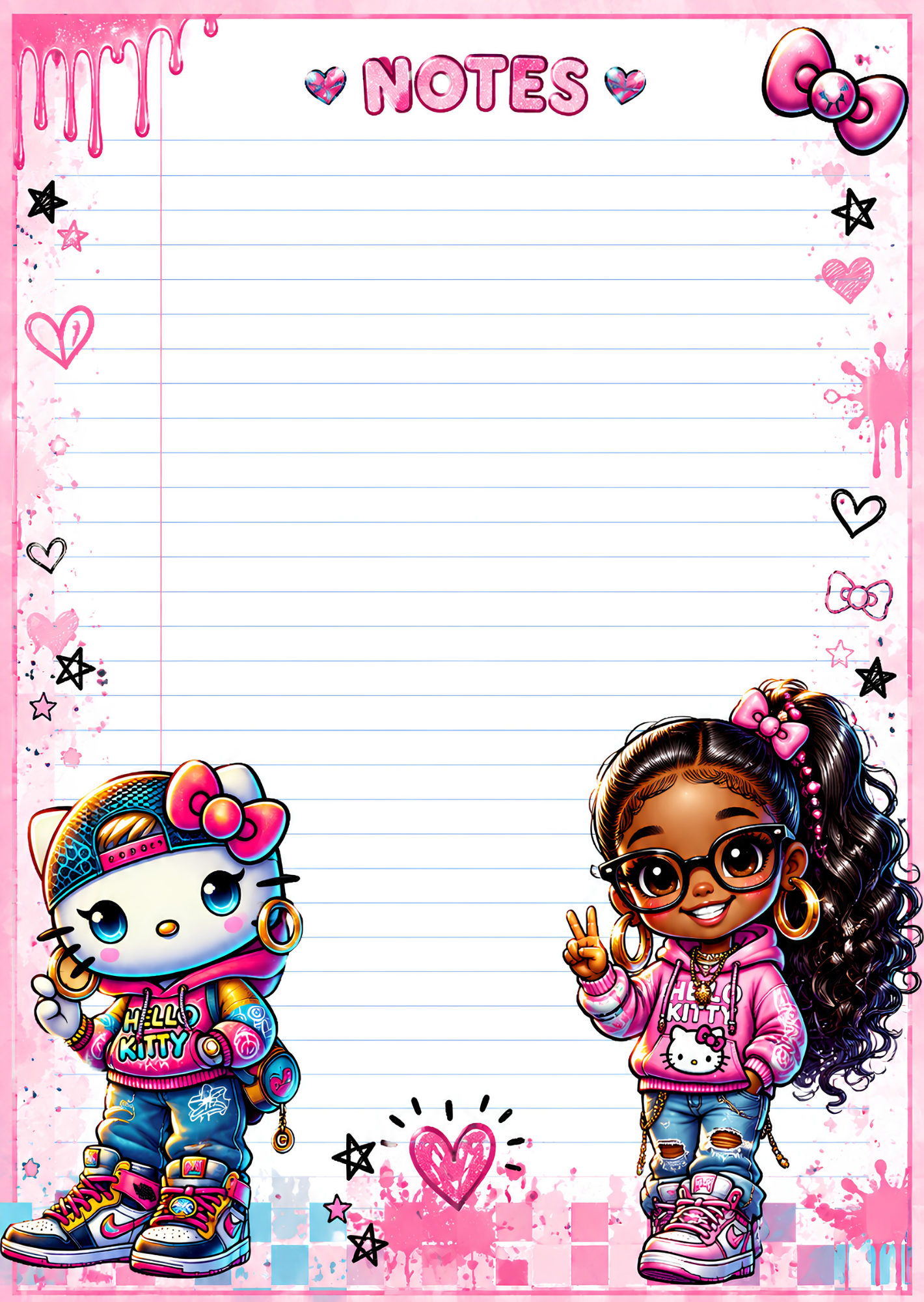 Pretty Girls Big Dreams Digital Composition Notebook