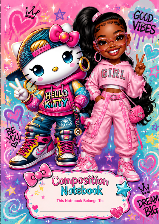 Pretty Girls, Big Dreams Composition Notebook Covers