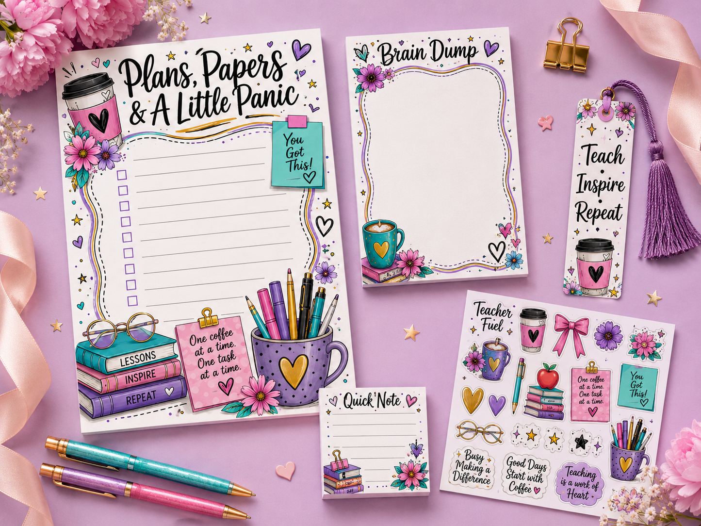 Plans, Paper, & A Little Panic Teacher's Bundle