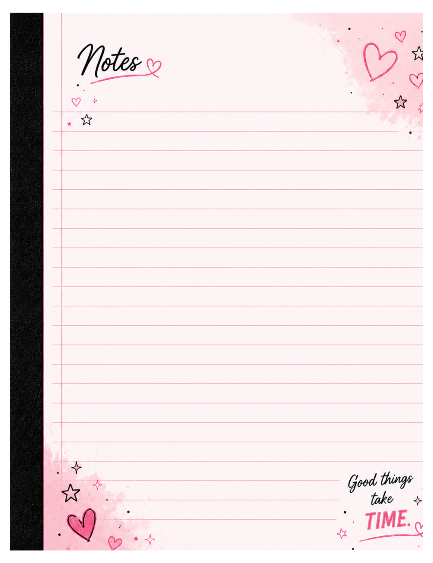 Focusing On Me Digital Composition Notebook