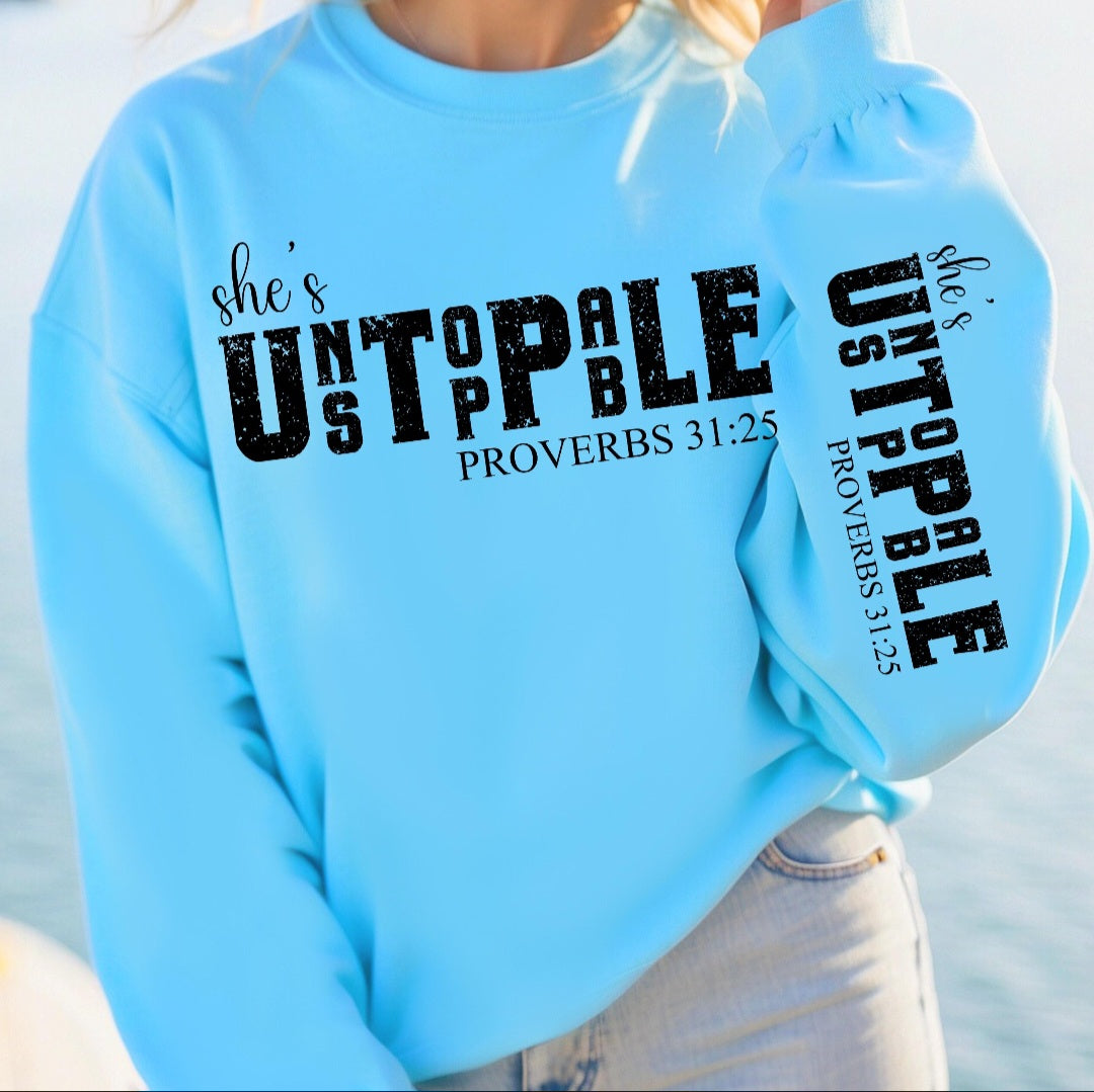 She's Unstoppable proverbs 31:25