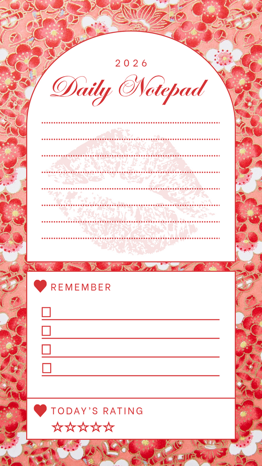 Sealed with a kiss Notepad