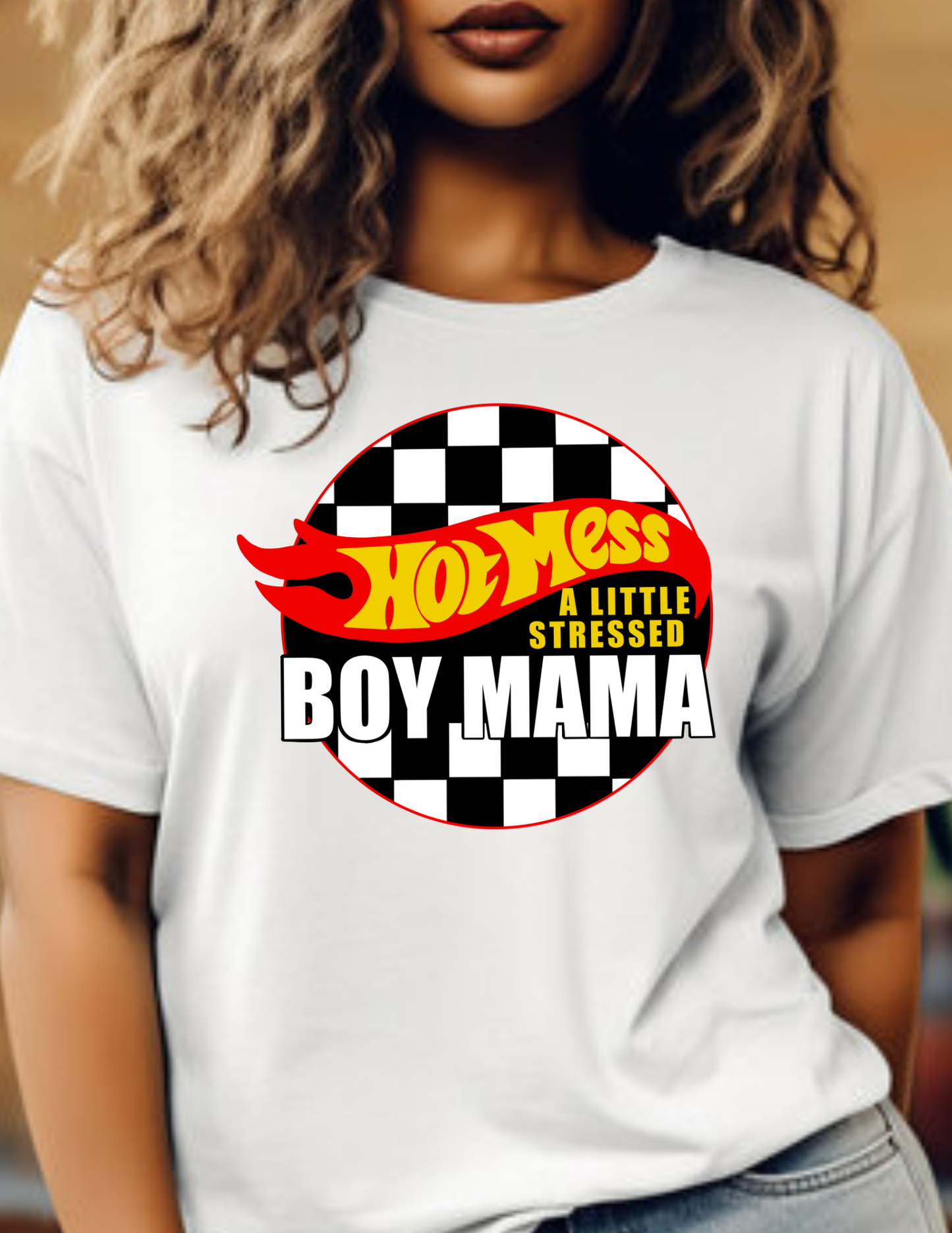 Hot Mess Boy Mama Shirt
