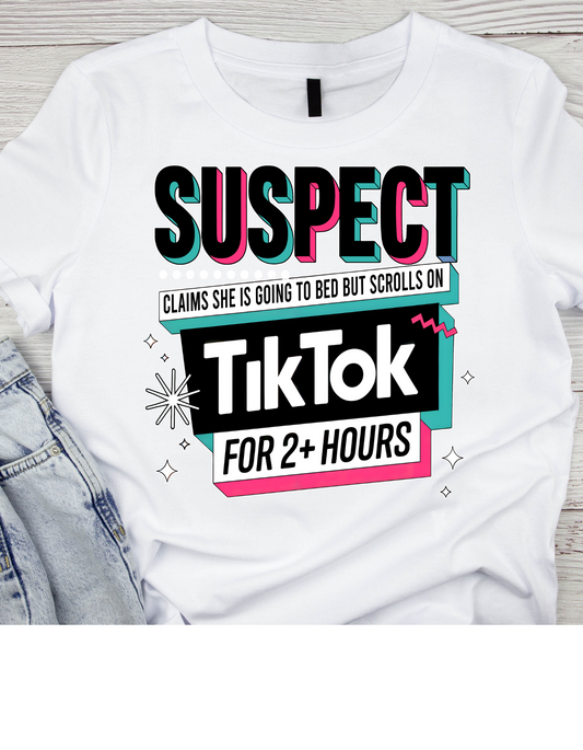 Suspect Scrolls on Tiktok