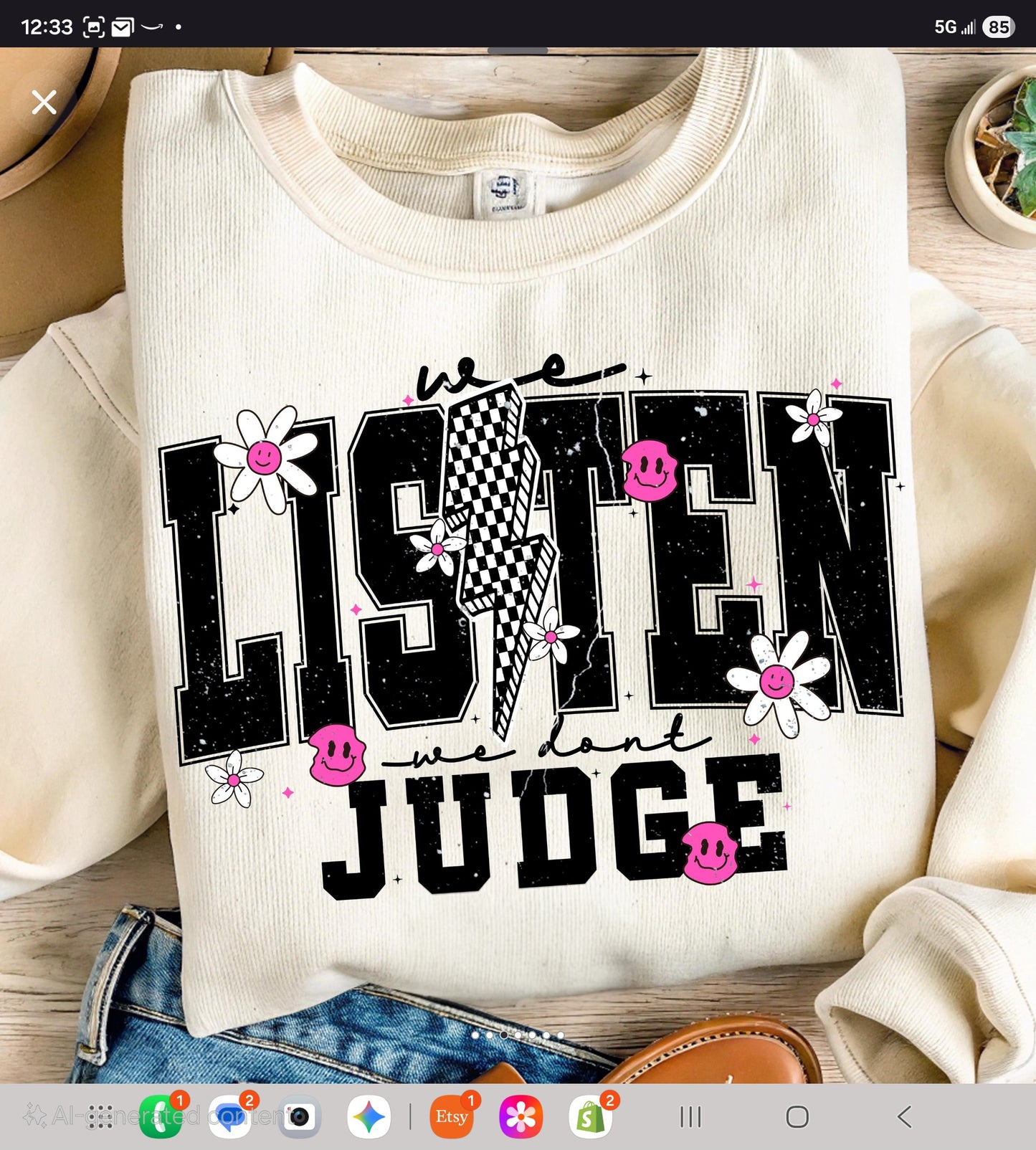 We Listen and we don't Judge
