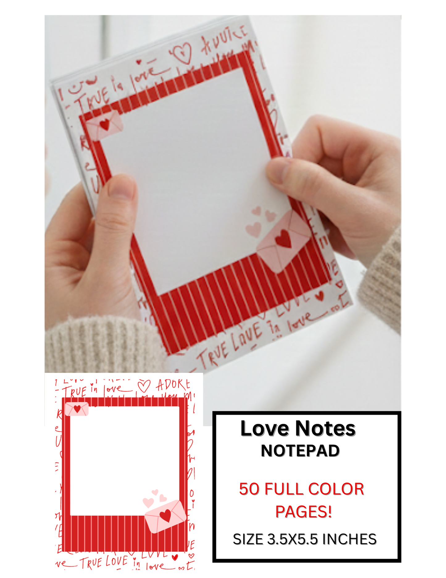 Love Notes Notespad