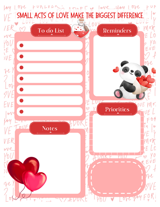 Small Acts Of Love Daily Planner