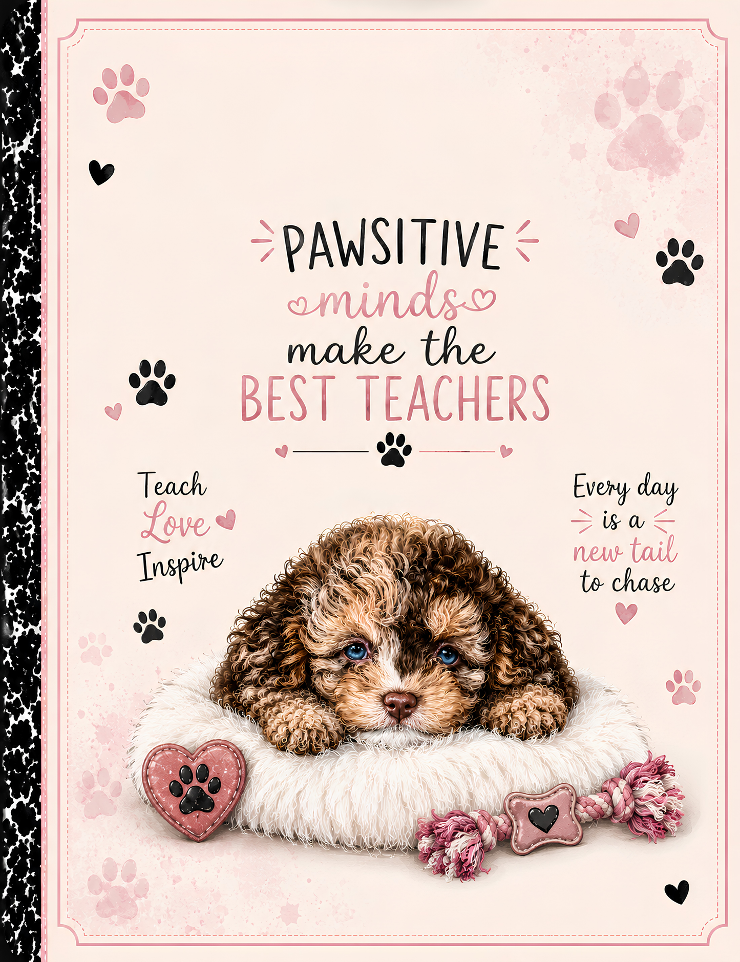 Little Paws Big Dreams Digital Composition Notebook