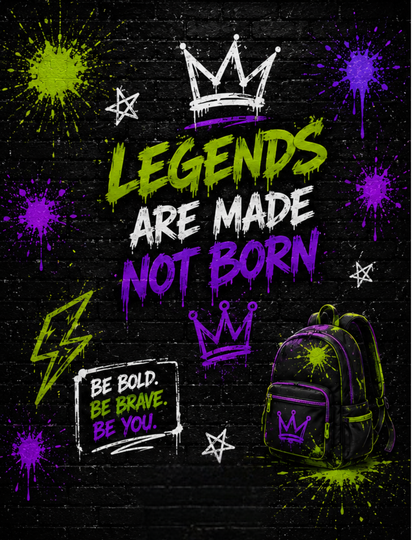 Built to be Legendary Digital Composition Notebook